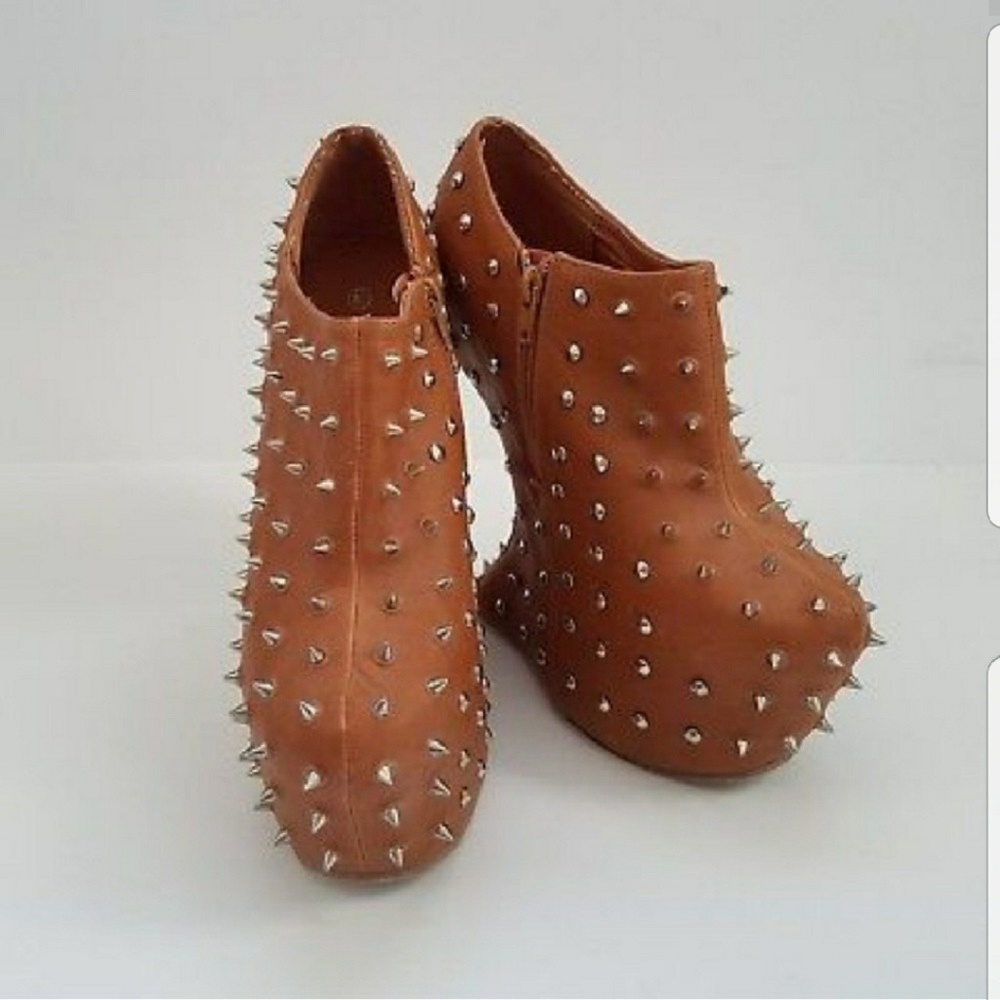 LADY GAGA Stud Booties Shoes